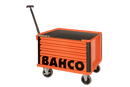 Bahco 1482K4W 26″ E82 Orange 4 Drawer Top Chest/Tool Box on Wheels