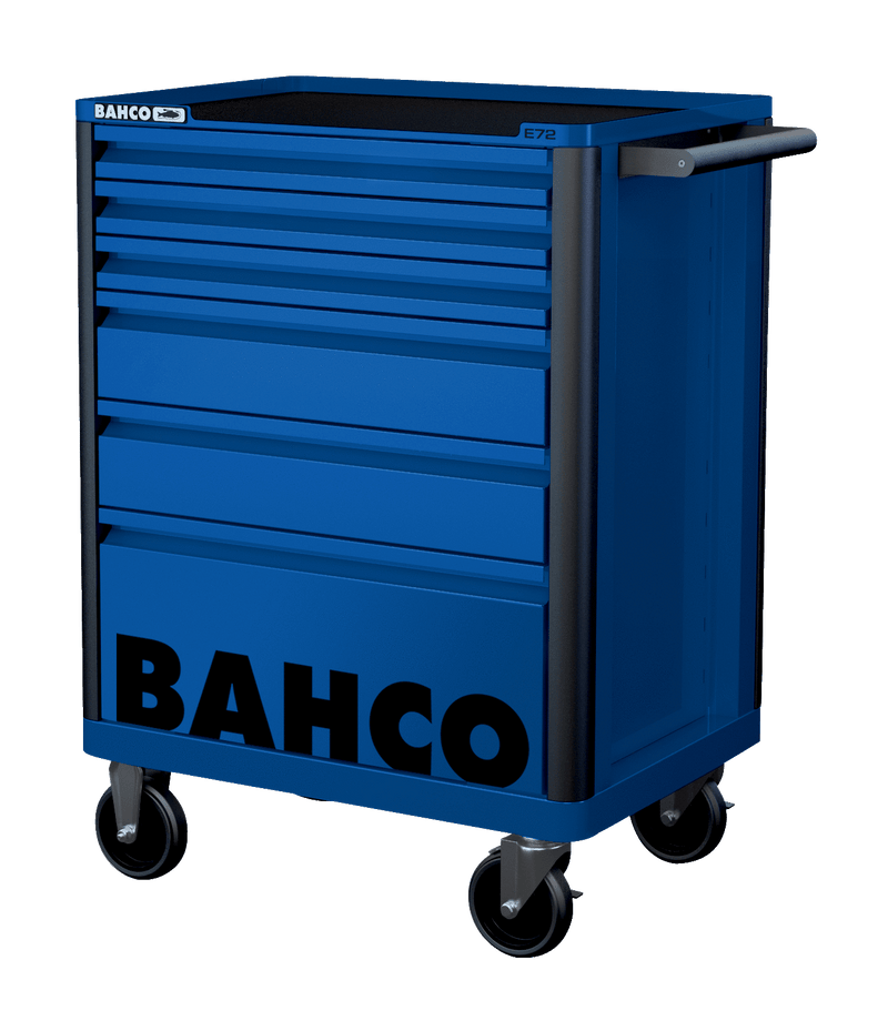 Bahco 1472K6BLUE E72 6 Drawer Blue Mobile Roller Cabinet