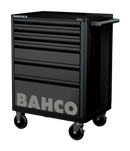 Bahco 1472K6BLACK E72 6 Drawer Black Mobile Roller Cabinet