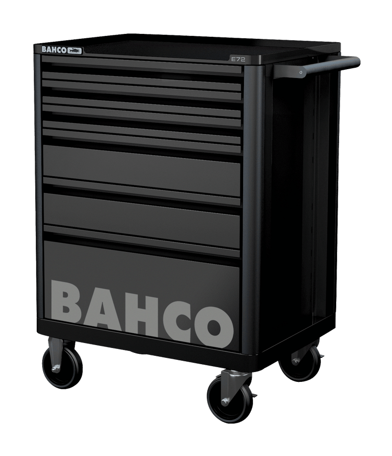 Bahco 1472K6BLACK E72 6 Drawer Black Mobile Roller Cabinet