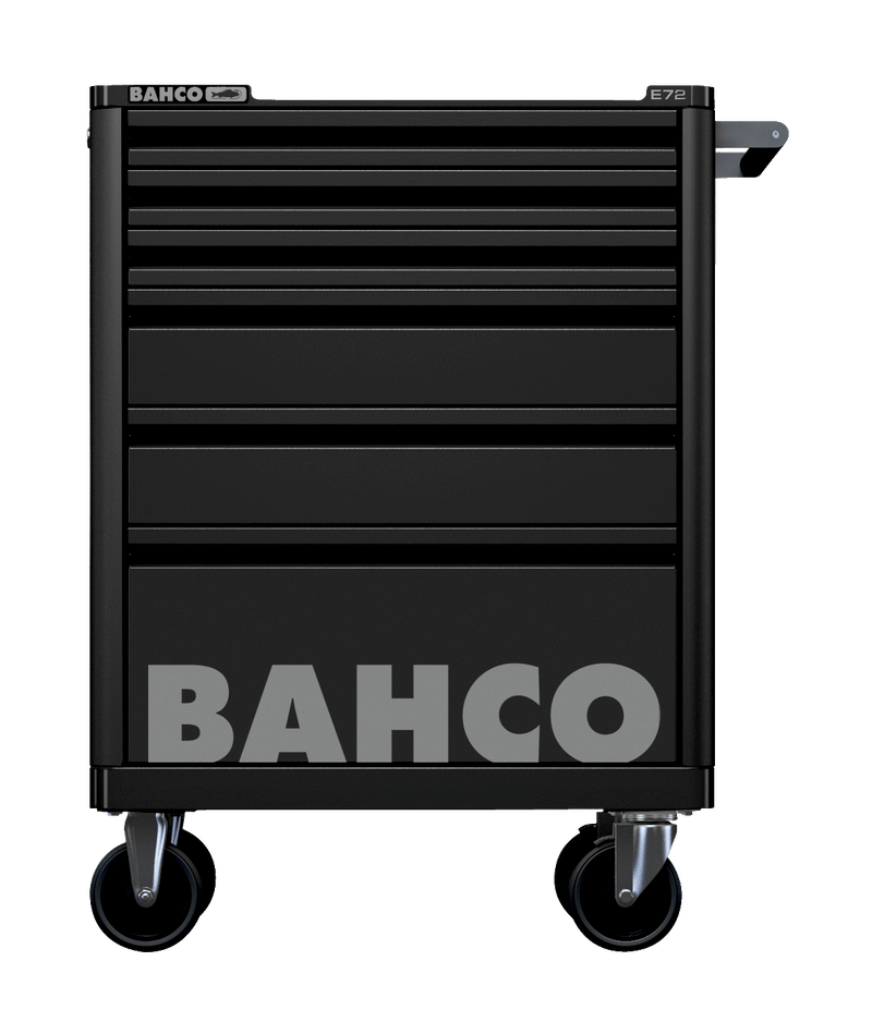 Bahco 1472K6BLACK E72 6 Drawer Black Mobile Roller Cabinet