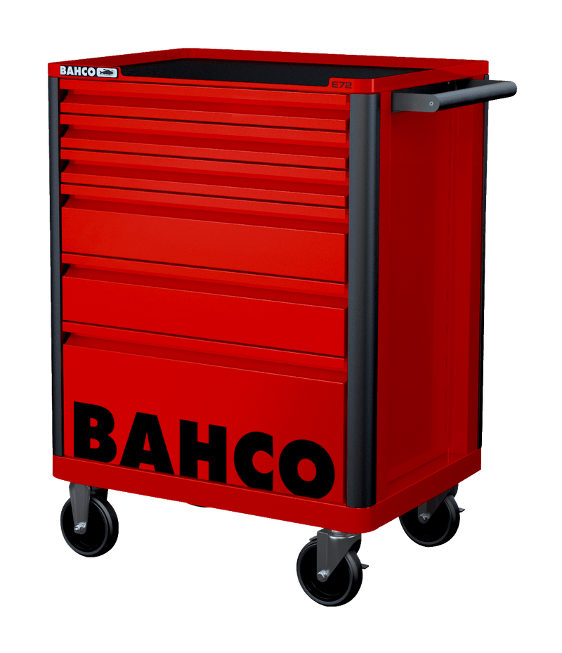 Bahco 1472K6RED E72 6 Drawer Red Mobile Roller Cabinet