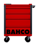 Bahco 1472K5RED E72 5 Drawer Red Mobile Roller Cabinet