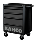 Bahco 1472K5BLACK E72 5 Drawer Black Mobile Roller Cabinet