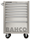 Bahco 1470K7SS S70 Classic 7 Drawer Stainless Steel Mobile Roller Cabinet