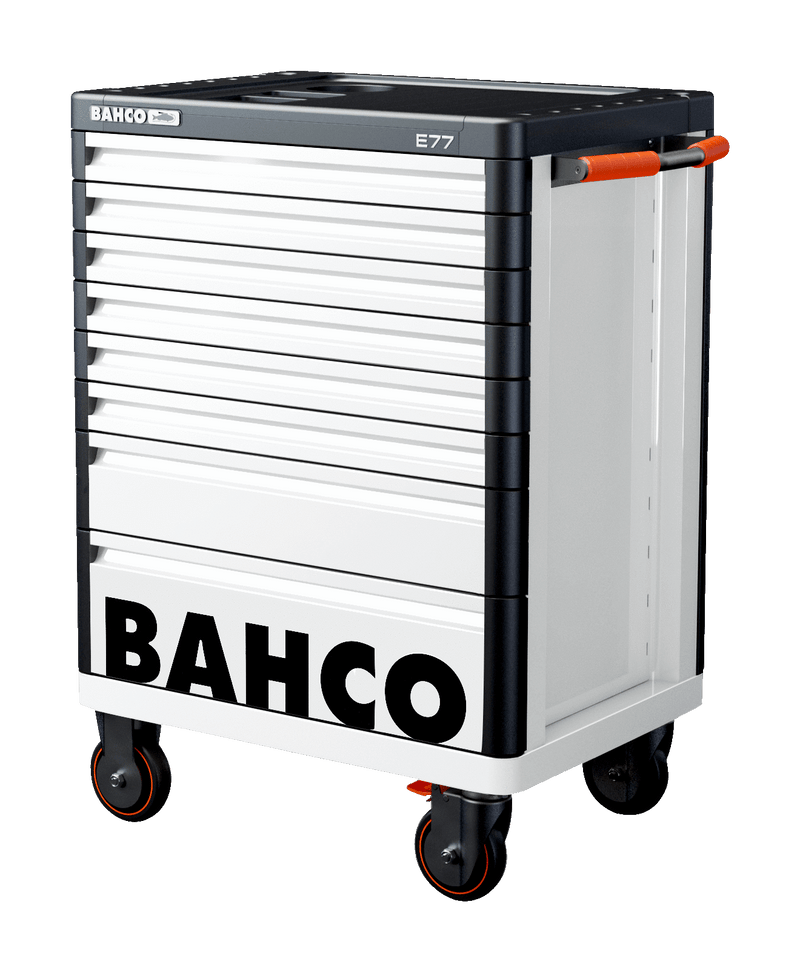 Bahco 1477K8WHITE E77 Premium 8 Drawer White Mobile Roller Cabinet