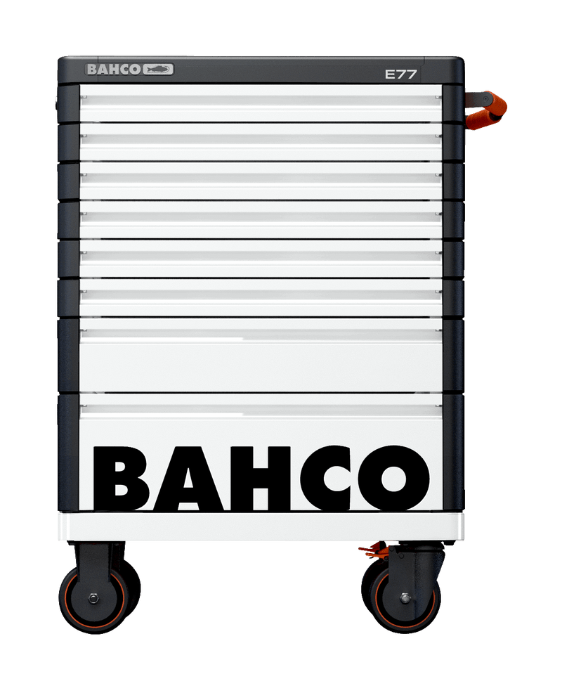 Bahco 1477K8WHITE E77 Premium 8 Drawer White Mobile Roller Cabinet