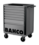 Bahco 1472K7GREY E72 7 Drawer Grey Mobile Roller Cabinet
