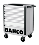 Bahco 1472K8WHITE E72 8 Drawer White Mobile Roller Cabinet