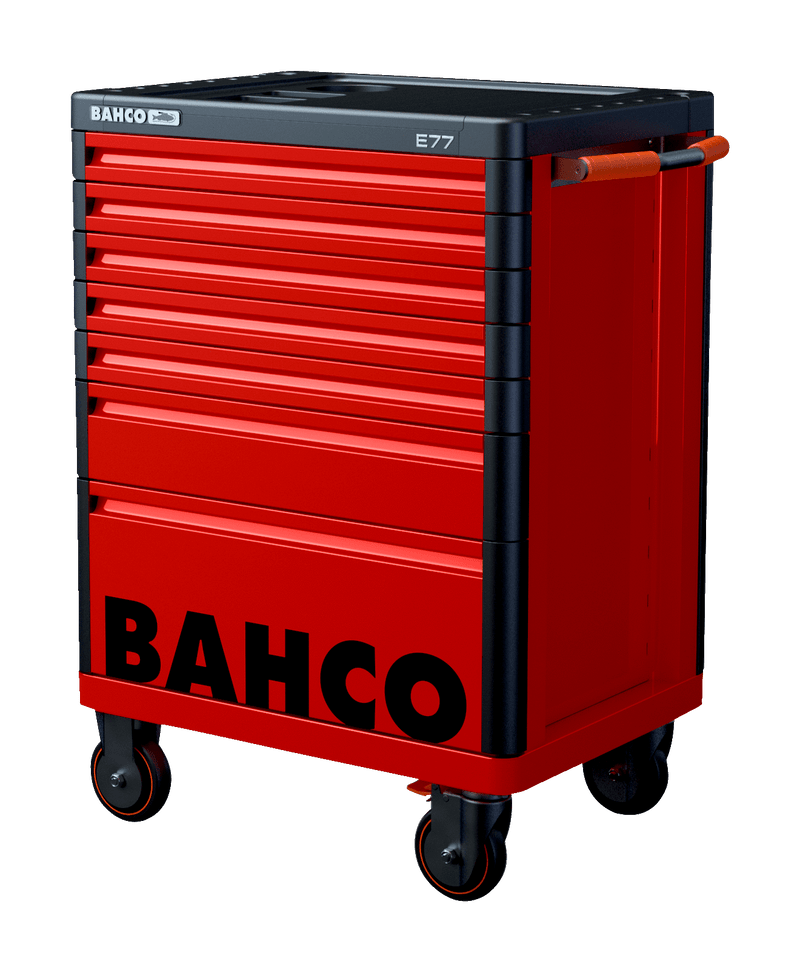 Bahco 1477K7RED E77 Premium 7 Drawer Red Mobile Roller Cabinet