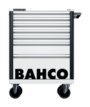 Bahco 1472K7WHITE E72 7 Drawer White Mobile Roller Cabinet