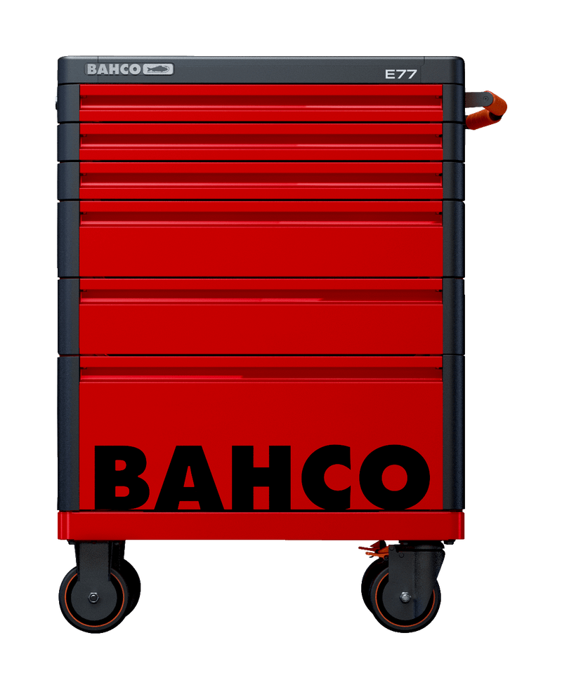 Bahco 1477K6RED E77 Premium 6 Drawer Red Mobile Roller Cabinet