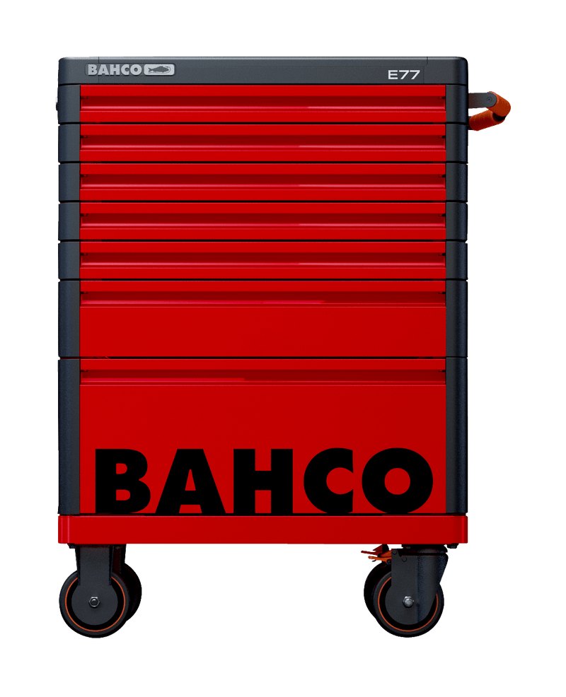 Bahco 1477K7RED E77 Premium 7 Drawer Red Mobile Roller Cabinet