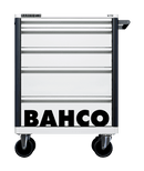 Bahco 1472K5WHITE E72 5 Drawer White Mobile Roller Cabinet