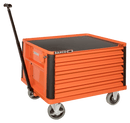 Bahco 1482K5W 26″ E82 Orange 5 Drawer Top Chest/Tool Box on Wheels