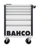 Bahco 1472K6WHITE E72 6 Drawer White Mobile Roller Cabinet