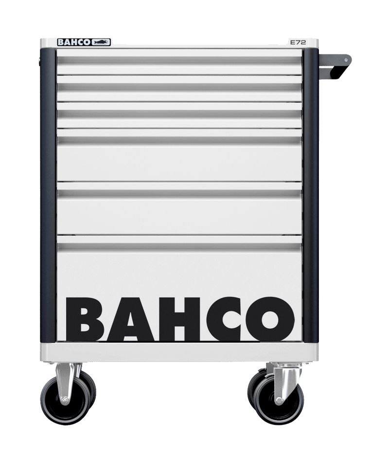 Bahco 1472K6WHITE E72 6 Drawer White Mobile Roller Cabinet