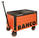 Bahco 1487K4W Premium E87 Orange 4 Drawer Top Chest/Tool Box on Wheels