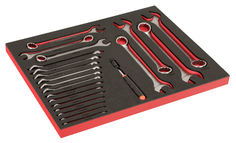 Bahco FF1ASET-LARGE 346pce General Purpose 6 Foam Tool Kit
