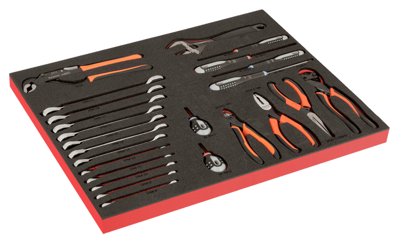Bahco FF1ASET-LARGE 346pce General Purpose 6 Foam Tool Kit