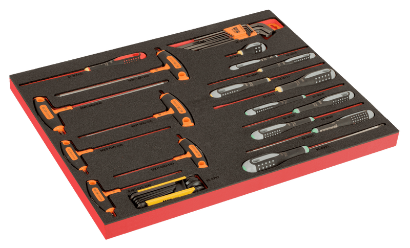 Bahco FF1ASET-LARGE 346pce General Purpose 6 Foam Tool Kit
