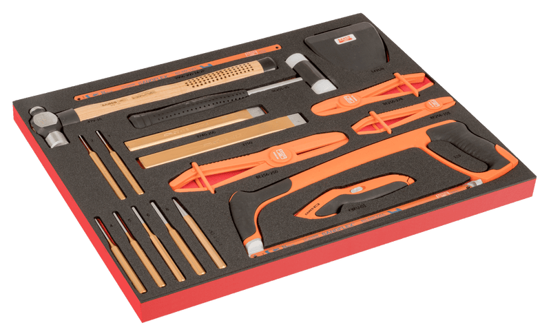 Bahco AUTO 357pce Tool Kit in E77 9 Drawer Roller Cabinet