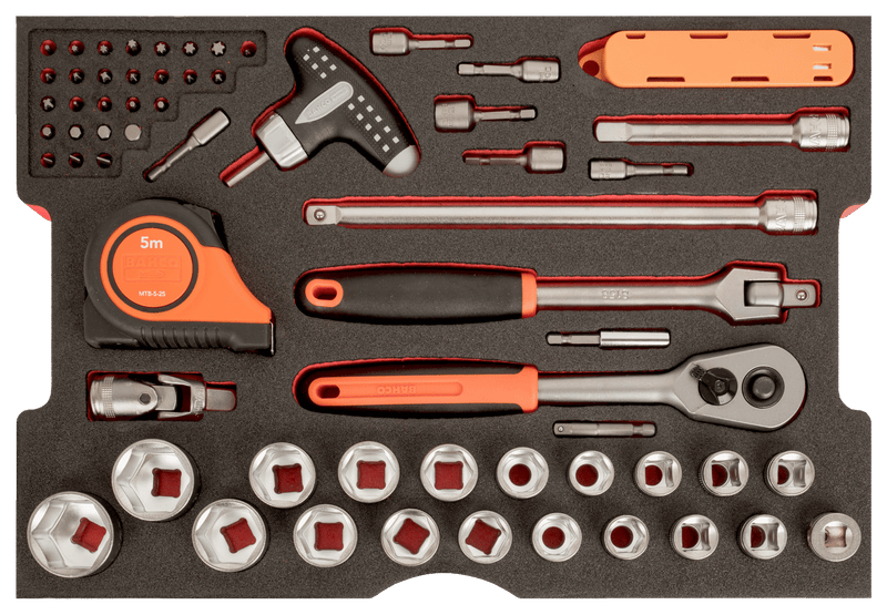 Bahco 4750ALC01FF1 148pce General Purpose Toolkit in Aluminium Tool Box