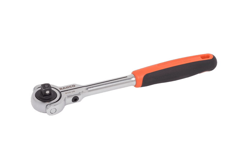 Bahco 8120-3/8 72 Teeth 3/8"Dr Swivel Head Ratchet