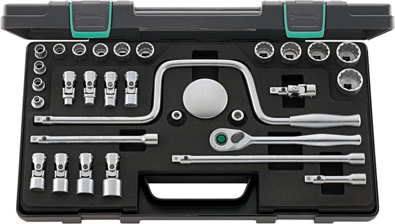 Stahlwille 96025207 3/8″Dr 30pce 45A/22/8QR Imperial (AF) Socket Set