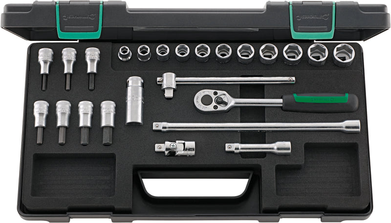 Stahlwille 96021236 3/8″Dr 24pce 456/49/19/5 Metric Socket Set