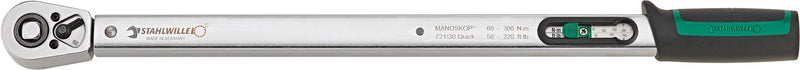 Stahlwille 50204030 MANOSKOP 721/30 1/2″Dr 60-300Nm Torque Wrench With Permanently Installed Ratchet