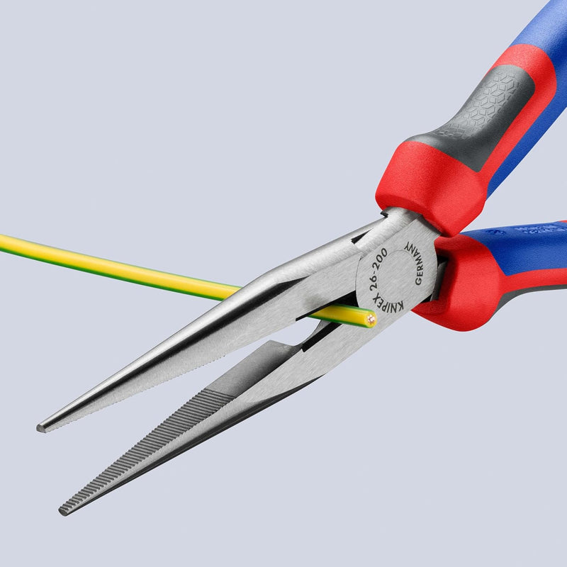 Knipex 26 12 200 200mm Snipe Nose Side Cutting Pliers (Stork Beak)