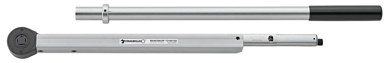 Stahlwille 96502001 MANOSKOP 721NF/100 3/4″Dr 200-1000Nm Torque Wrench With Permanently Installed Ratchet