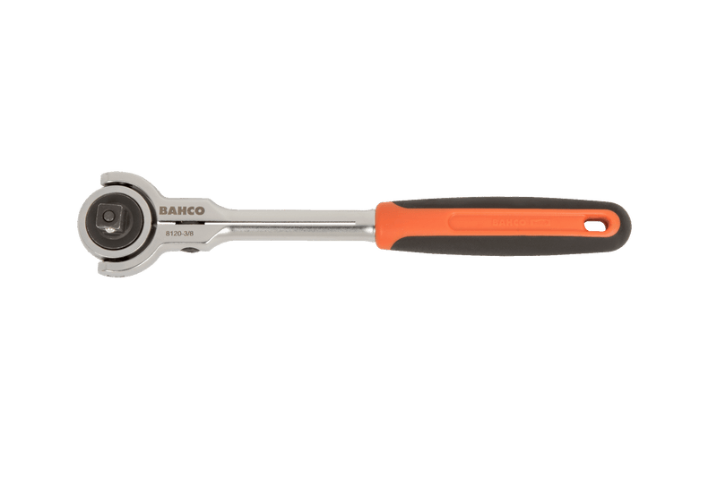 Bahco 8120-3/8 72 Teeth 3/8"Dr Swivel Head Ratchet
