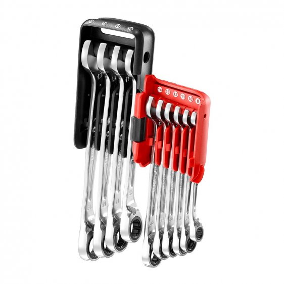 Facom 467BR.JP10 10pce Metric 8-19mm ‘Fast Ratchet’ Ratchet Combination Spanner Set