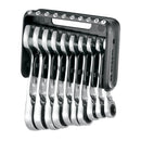 Facom 467BS.JP10PB 10pce Metric 7-17mm Stubby Anti-Slip Ratchet Spanner Set