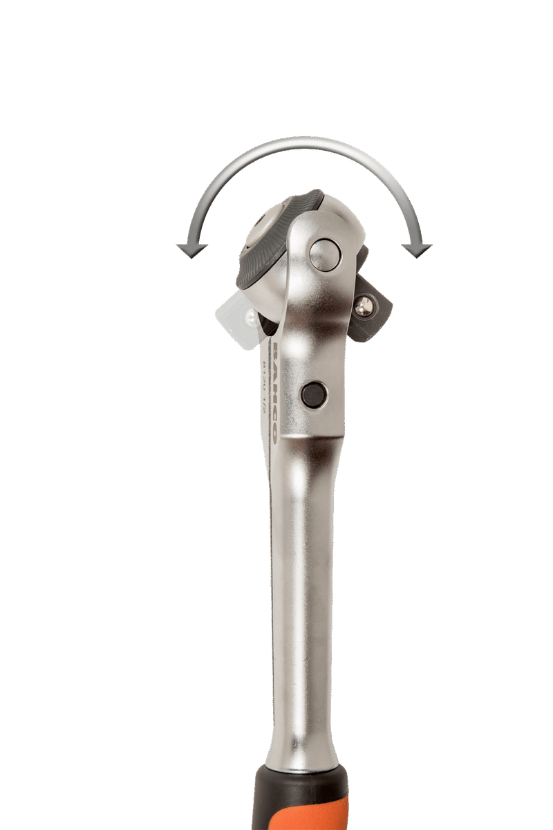 Bahco 8120-3/8 72 Teeth 3/8"Dr Swivel Head Ratchet