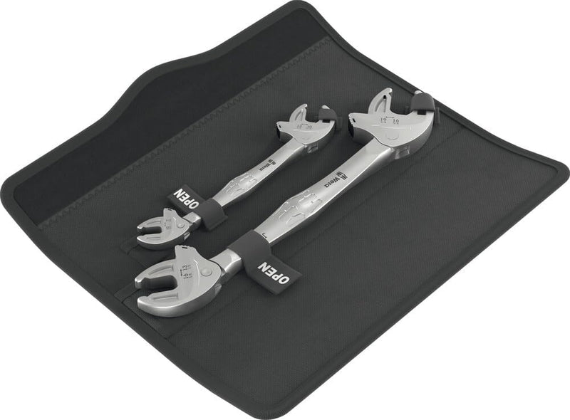 Wera 020340 2pc 6006 Joker 2 Set 1 Self-Setting Double End Spanner Set