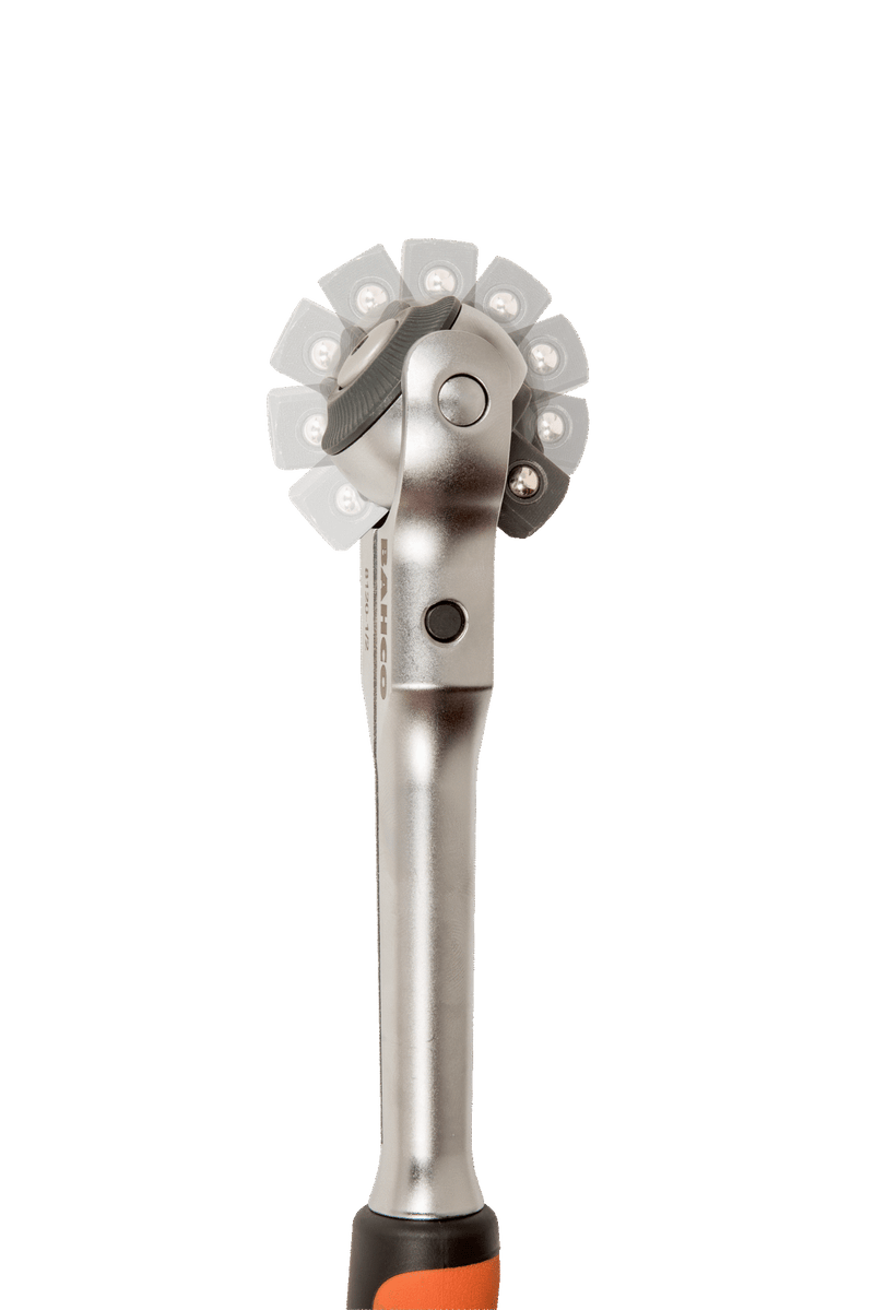 Bahco 8120-3/8 72 Teeth 3/8"Dr Swivel Head Ratchet