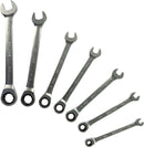 Eclipse ERWFIX7PS 7pce Metric 8-19mm Ratcheting Spanner Set