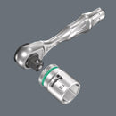 Wera 003793 8008 A Zyklop Mini 3 Micro Fine Toothed Socket 1/4"Dr Ratchet