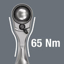 Wera 003793 8008 A Zyklop Mini 3 Micro Fine Toothed Socket 1/4"Dr Ratchet