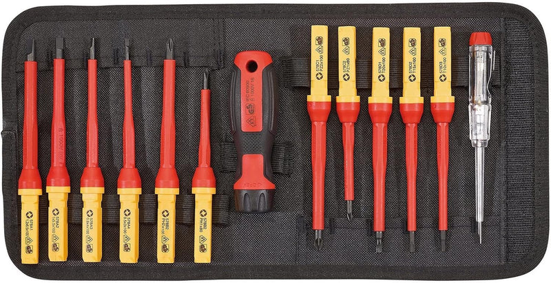 Draper 37798 VDE 13pce Interchangeable Blade Screwdriver Set