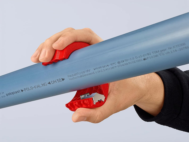 Knipex 90 22 10 BK BiX® 20-50mm Plastic Pipe & Sealing Sleeve Cutter