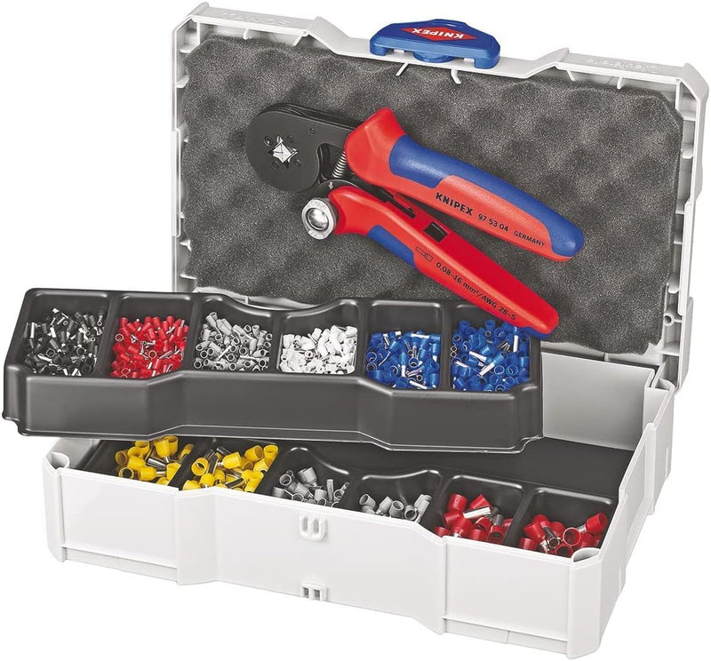 Knipex 97 90 09 Electrical Crimping Tool Set For Wire Ferrules