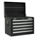 Sealey AP26059TB 5 Drawer Topchest with Ball-Bearing Slides - Black
