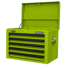 Sealey AP26059THV 5 Drawer Topchest with Ball-Bearing Slides - Green/Black