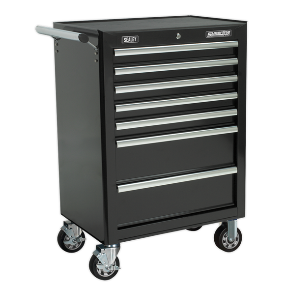 Sealey AP26479TB 7 Drawer Rollcab with Ball-Bearing Slides - Black