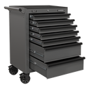 Sealey AP26479TG 7 Drawer Rollcab with Ball-Bearing Slides – Grey/Black