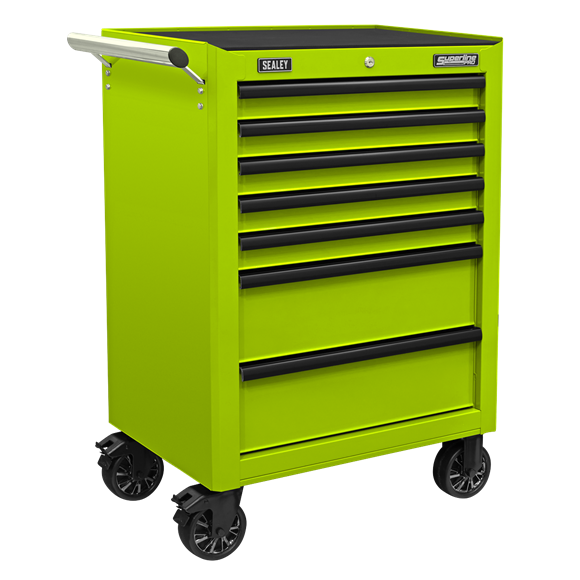 Sealey AP26479THV 7 Drawer Rollcab with Ball-Bearing Slides – Green/Black